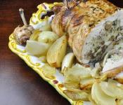 Курица фаршированная грибами — лучшие рецепты